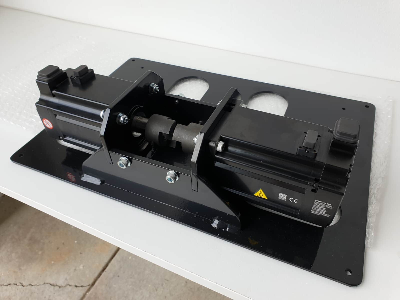 Custom Motor Test Rigs with Safety Guards