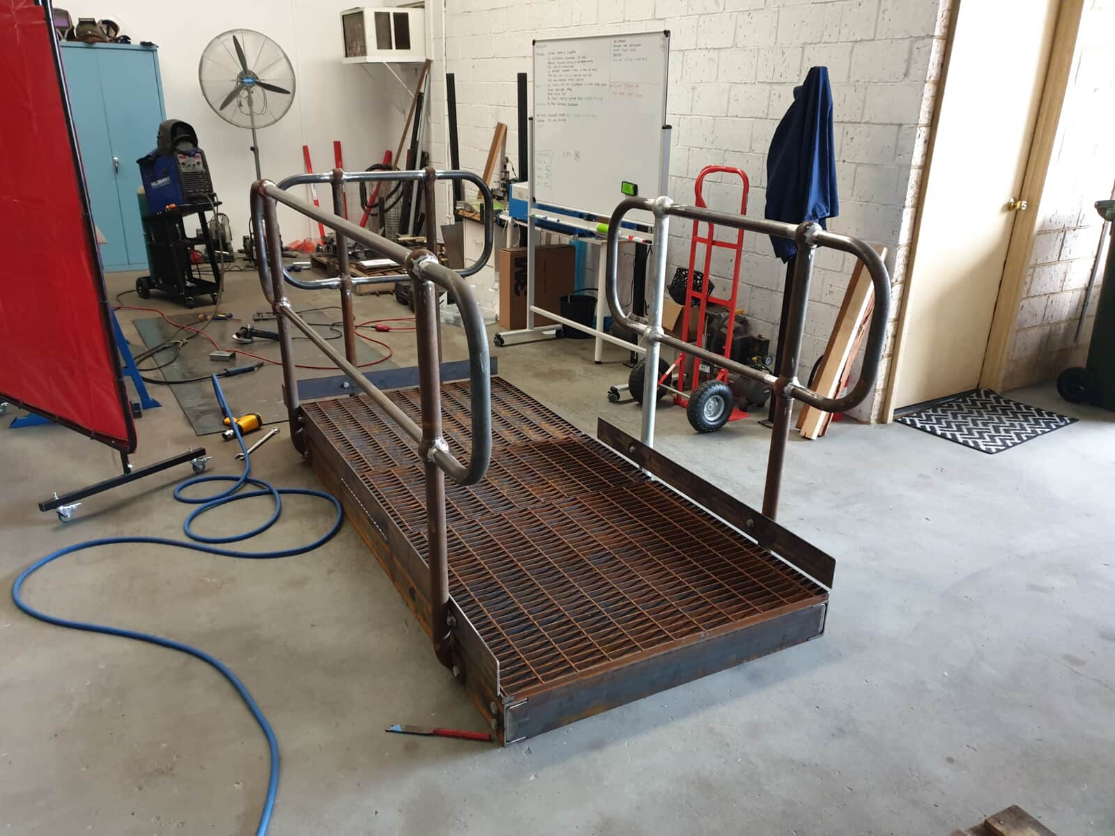 Modular Rear Access Platform for Electrical Substation