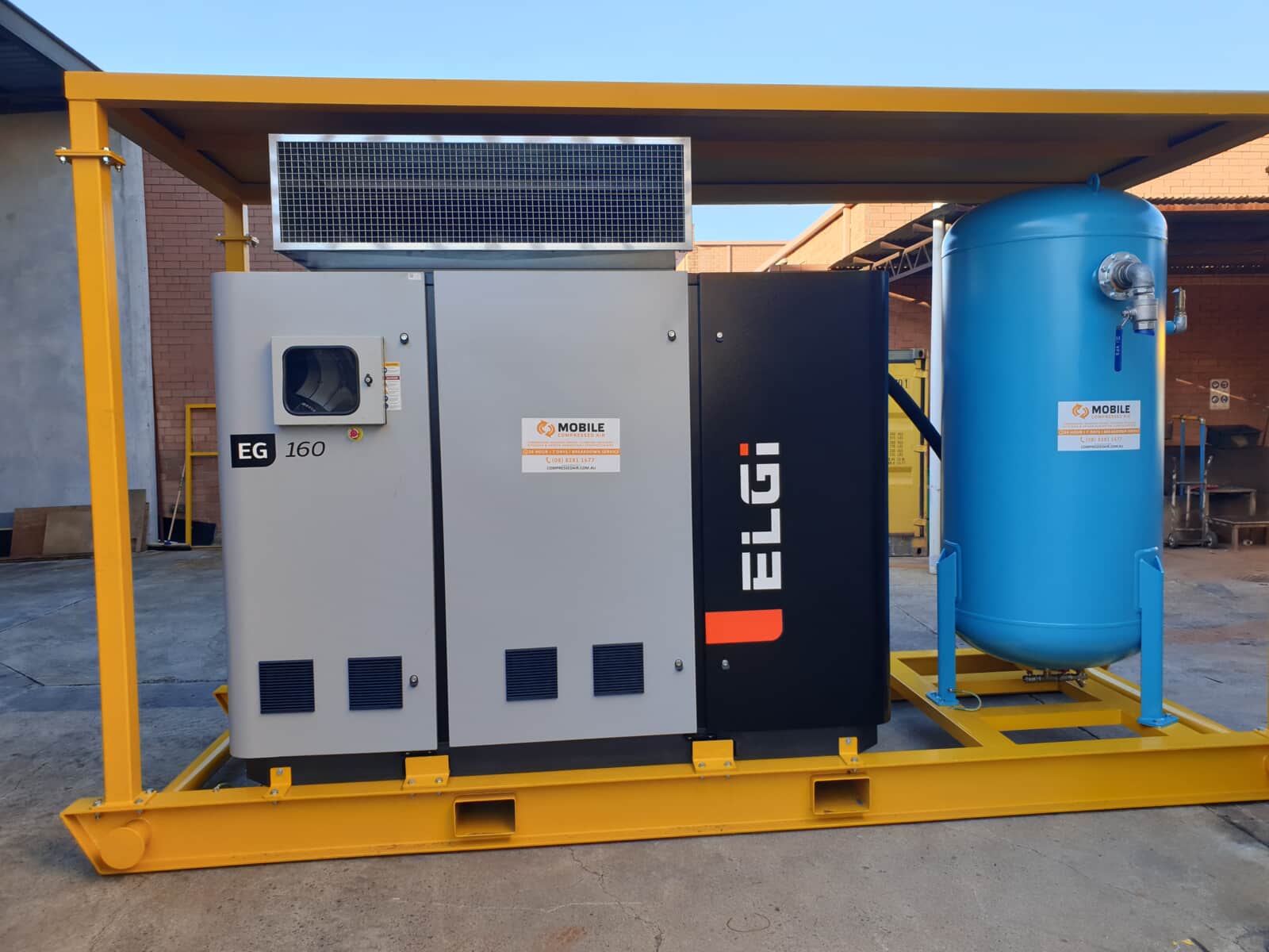 Custom Compressor Drag Skids